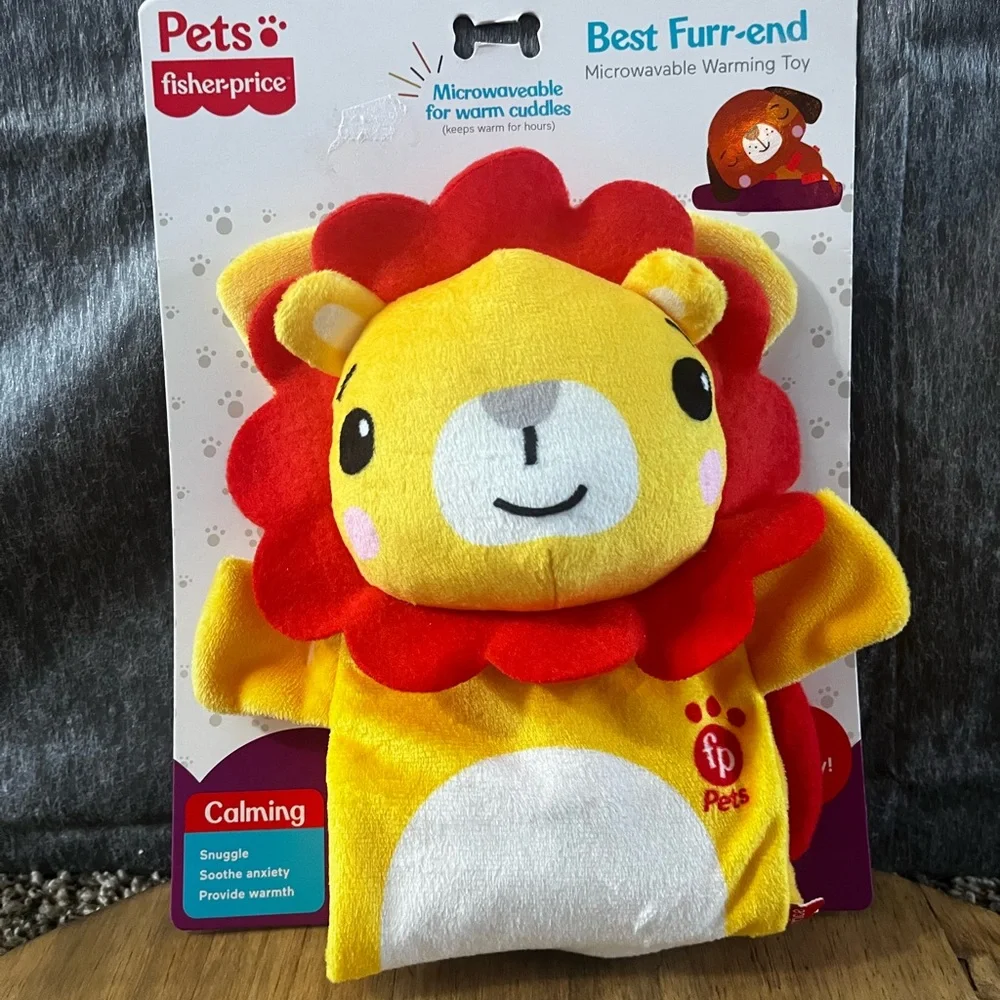 NEW Dog Puppy Toys Fisher Price: Stack Attack & Snuggle Up Warming Toy Anxiety